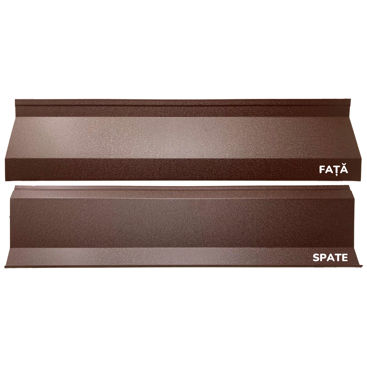 Prim-plan al modelului ATLAS Gard Jaluzele cu finisaj de Mat Dublu în culoare Maro Ciocolata Dublu RAL 8017, disponibil pe www.jaluzelegard.ro, fabricat de Top Profil Sistem.