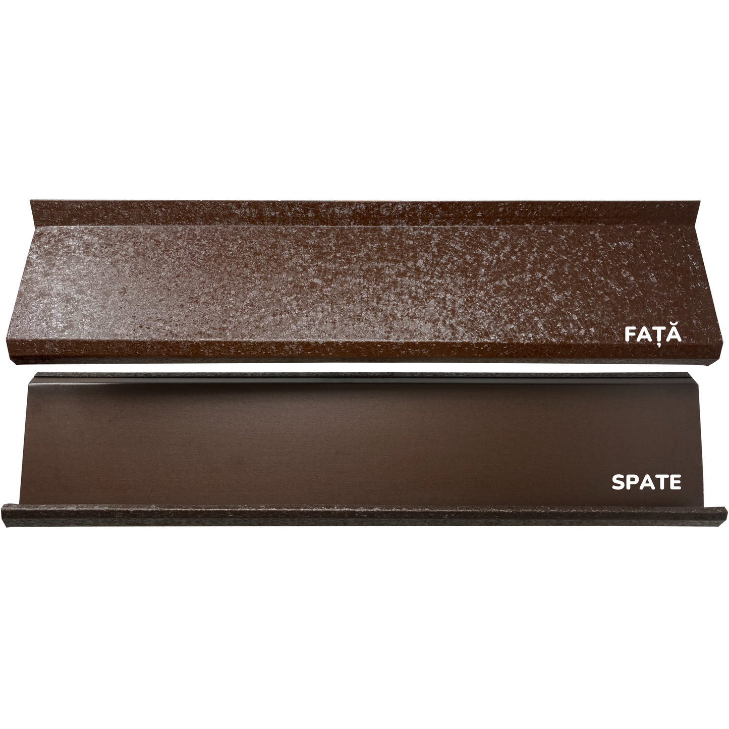 Prim-plan al modelului SIGMA Gard Jaluzele cu finisaj de Hi-Mat în culoare Maro Caramelă RAL 8017, disponibil pe www.jaluzelegard.ro, fabricat de Top Profil Sistem.