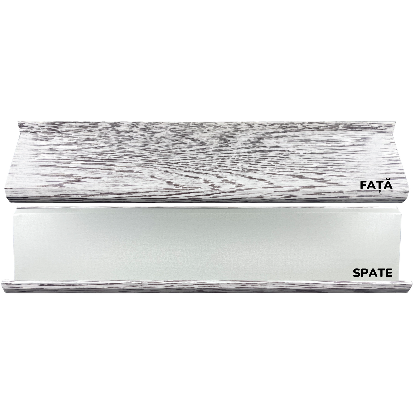 Prim-plan al modelului SIGMA Gard Jaluzele cu finisaj de Imitație Lemn în culoare Stejar Alb, disponibil pe www.jaluzelegard.ro, fabricat de Top Profil Sistem.