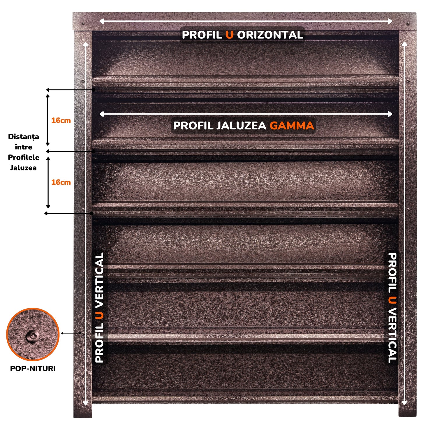 Gard Jaluzele Gamma | Maro Cedru