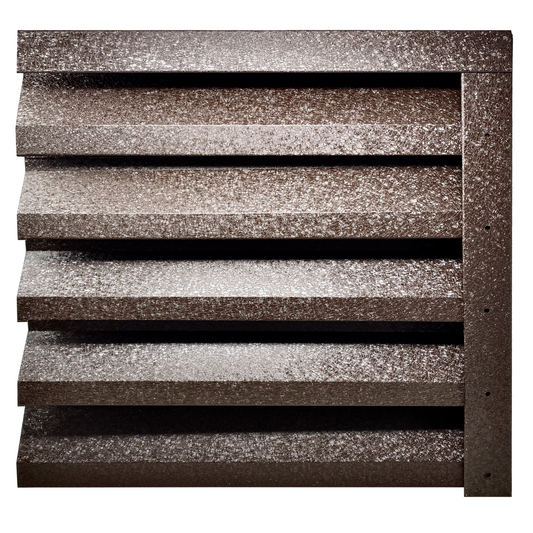 Prim-plan al modelului ATLAS Gard Jaluzele cu finisaj de Hi-Mat în culoare Maro Cedru RAL 8019, disponibil pe www.jaluzelegard.ro, fabricat de Top Profil Sistem.