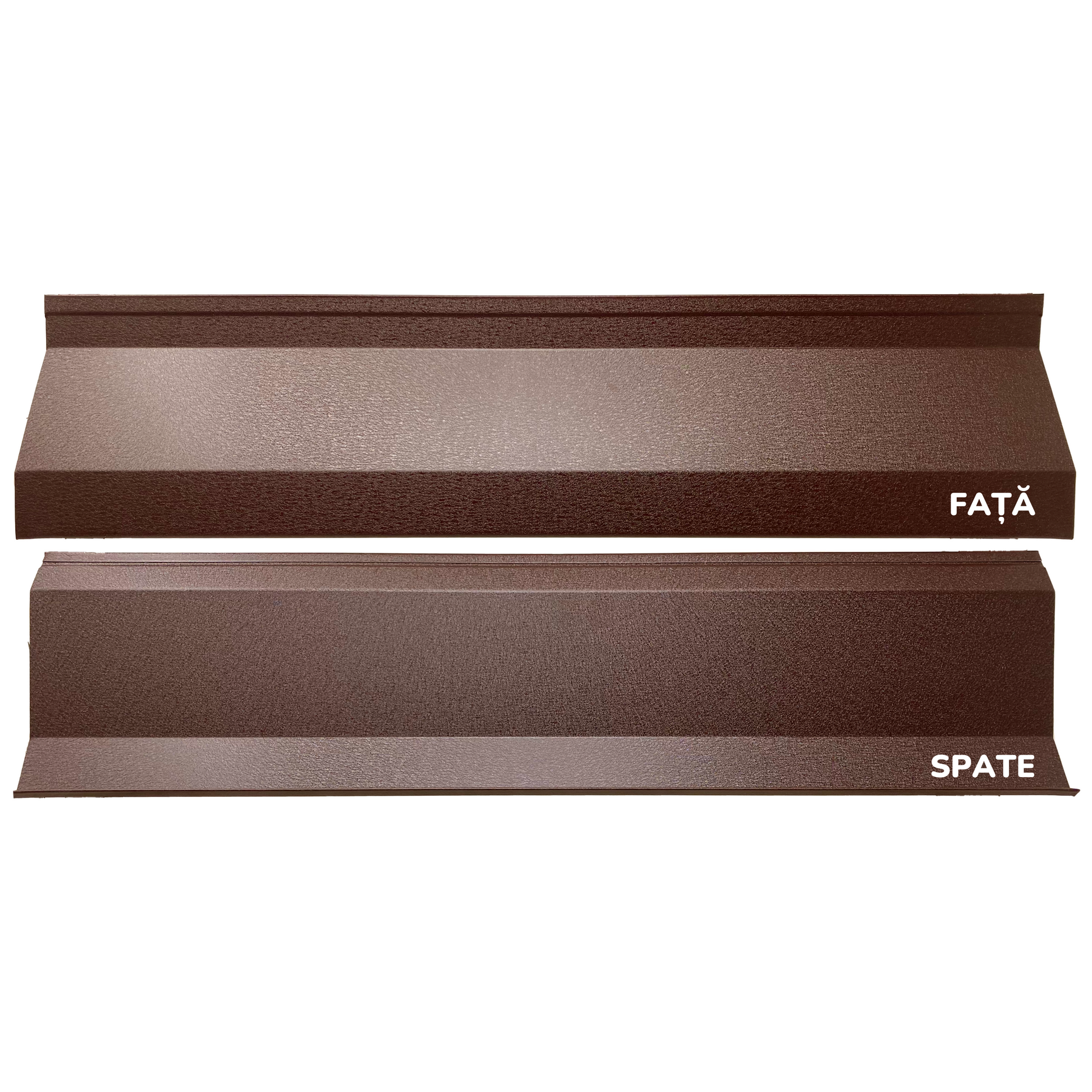 Prim-plan al modelului ATLAS Gard Jaluzele cu finisaj de Mat Dublu în culoare Maro Ciocolata Dublu RAL 8017, disponibil pe www.jaluzelegard.ro, fabricat de Top Profil Sistem.