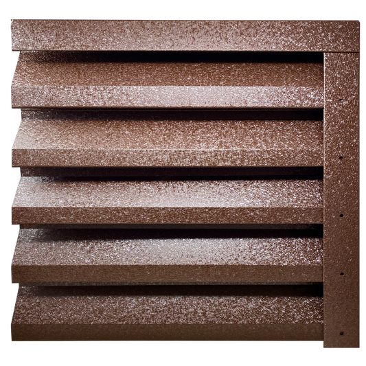 Prim-plan al modelului ATLAS Gard Jaluzele cu finisaj de Hi-Mat în culoare Maro Caramelă RAL 8017, disponibil pe www.jaluzelegard.ro, fabricat de Top Profil Sistem.