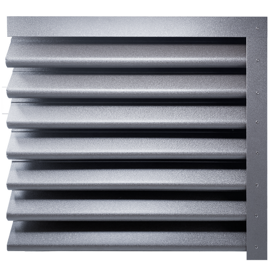 Prim-plan al modelului PIRAMIDA Gard Jaluzele cu finisaj de Mat în culoare Gri Grafit RAL 7024, disponibil pe www.jaluzelegard.ro, fabricat de Top Profil Sistem.