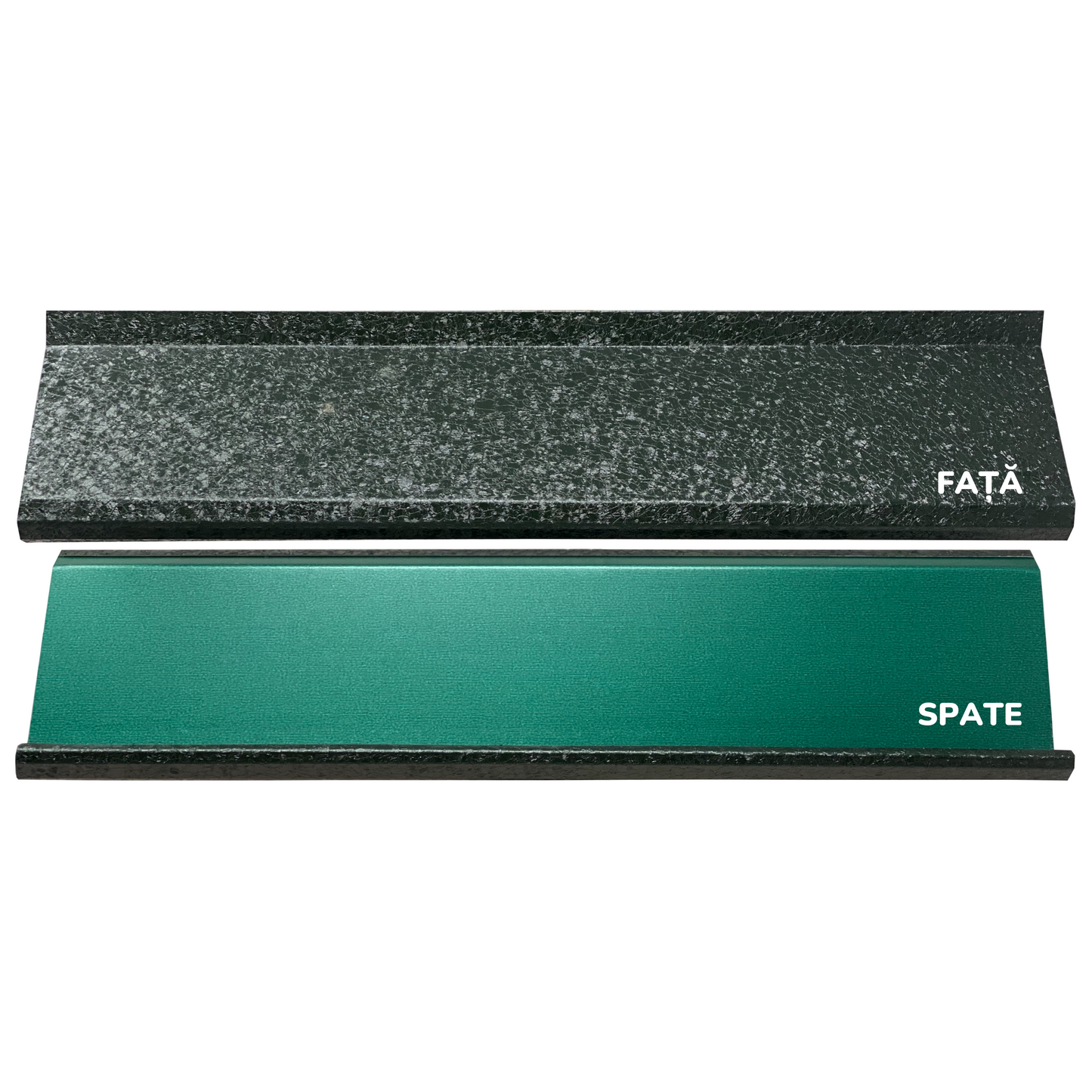 Prim-plan al modelului SIGMA Gard Jaluzele cu finisaj de Hi-Mat în culoare Verde Pin RAL 6005, disponibil pe www.jaluzelegard.ro, fabricat de Top Profil Sistem.