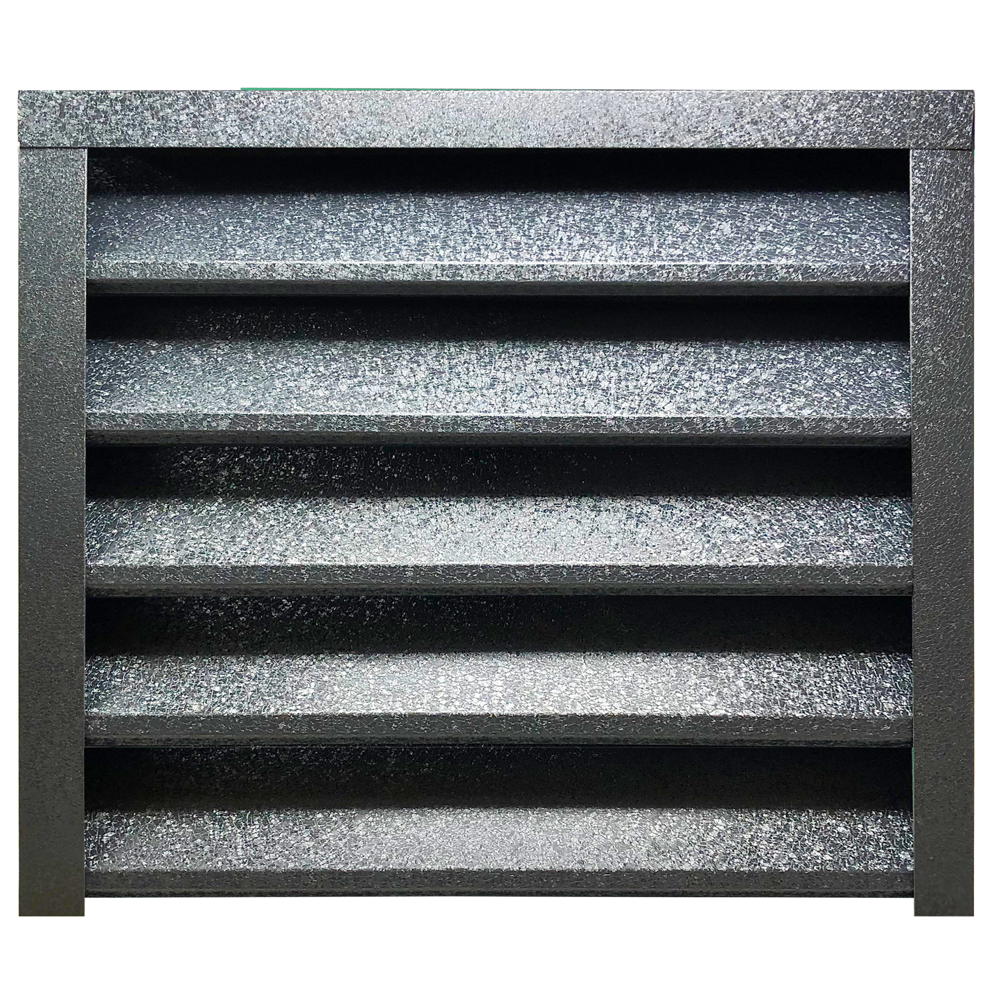 Prim-plan al modelului SIGMA Gard Jaluzele cu finisaj de Hi-Mat în culoare Gri Perlat RAL 7024, disponibil pe www.jaluzelegard.ro, fabricat de Top Profil Sistem.