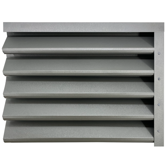 Prim-plan al modelului SIGMA Gard Jaluzele cu finisaj de Mat în culoare Gri Grafit RAL 7024, disponibil pe www.jaluzelegard.ro, fabricat de Top Profil Sistem.