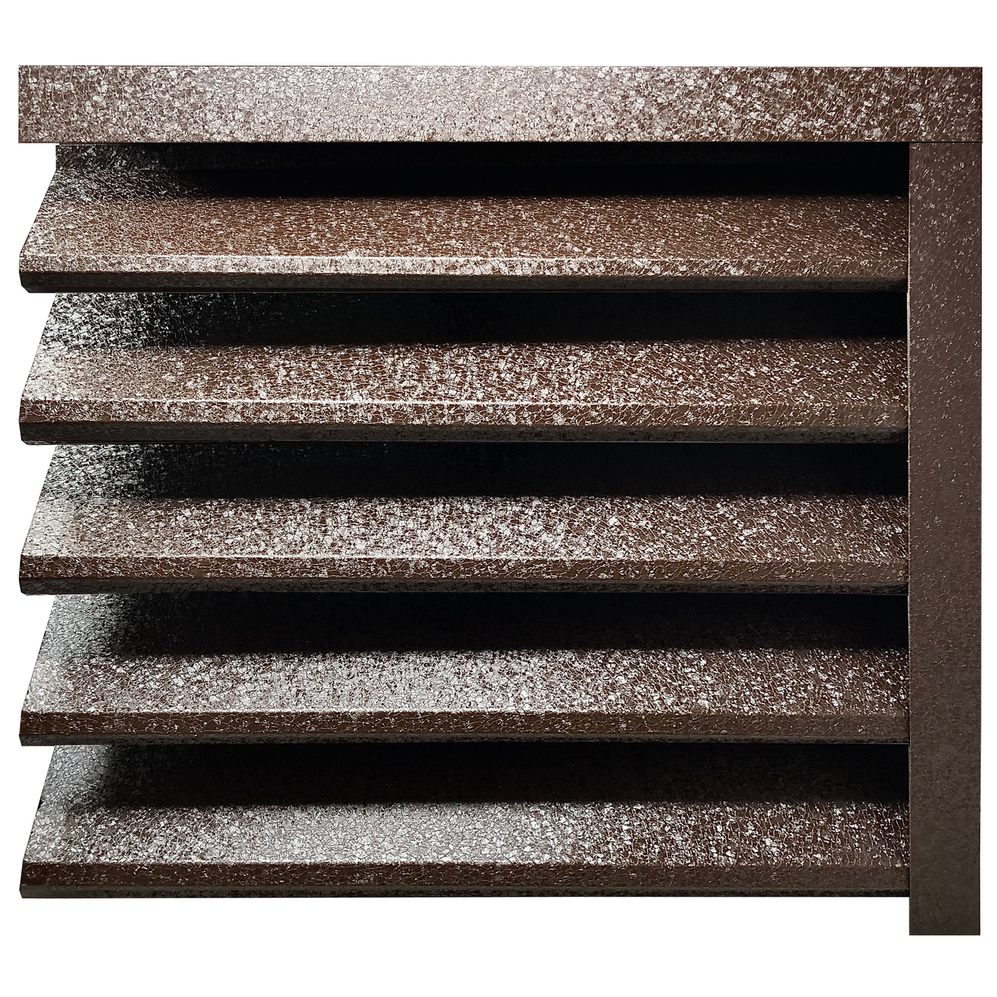 Prim-plan al modelului SIGMA Gard Jaluzele cu finisaj de Hi-Mat în culoare Maro Caramelă RAL 8017, disponibil pe www.jaluzelegard.ro, fabricat de Top Profil Sistem.