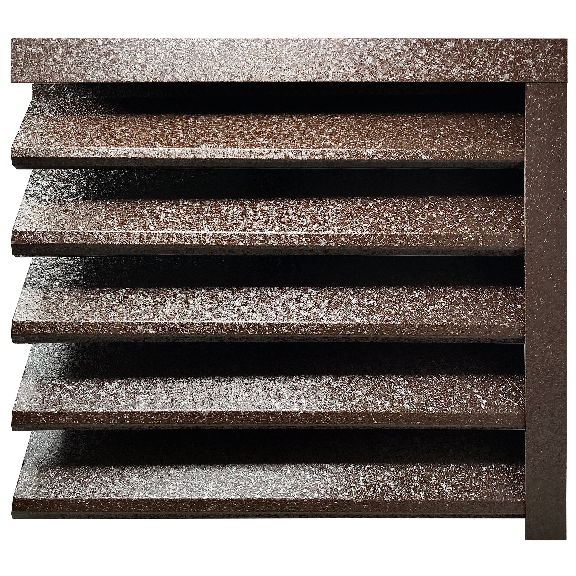 Prim-plan al modelului SIGMA Gard Jaluzele cu finisaj de Hi-Mat în culoare Maro Caramelă RAL 8017, disponibil pe www.jaluzelegard.ro, fabricat de Top Profil Sistem.