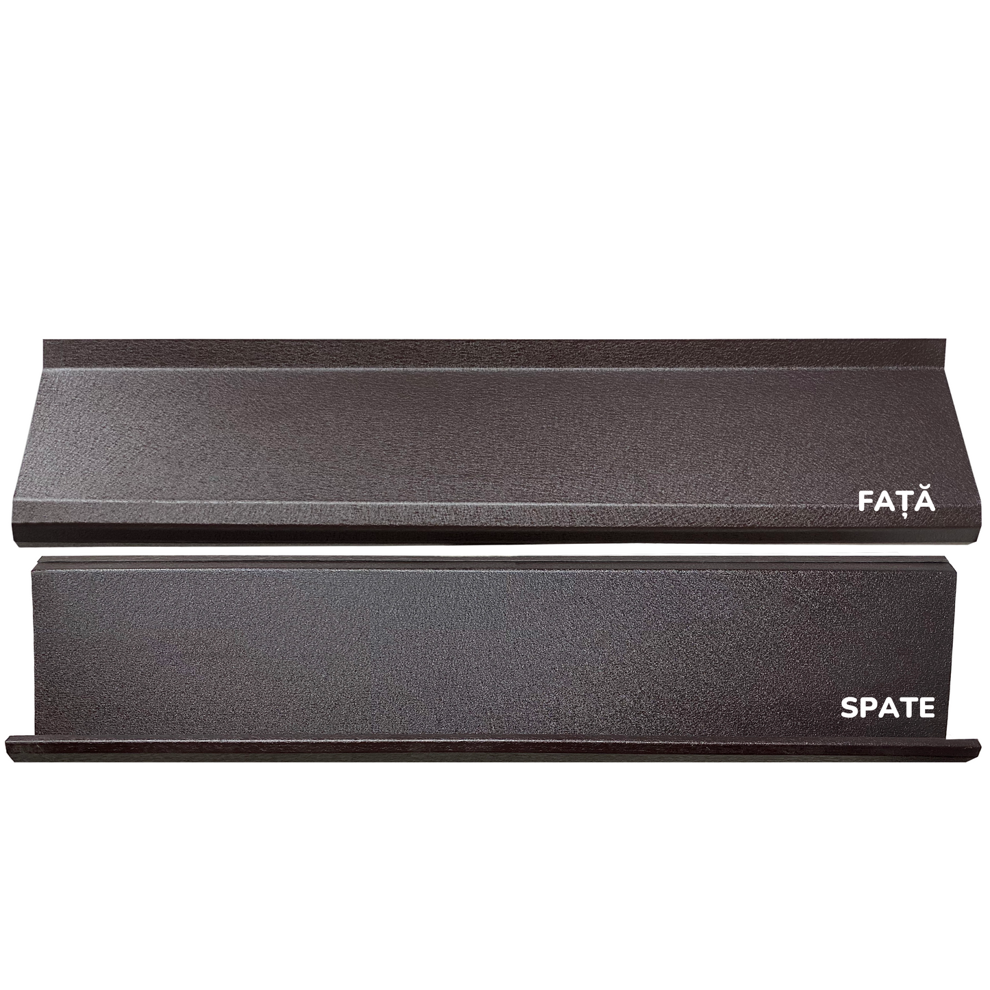 Prim-plan al modelului SIGMA Gard Jaluzele cu finisaj de Mat Dublu în culoare Maro Espresso Dublu RAL 8019, disponibil pe www.jaluzelegard.ro, fabricat de Top Profil Sistem.