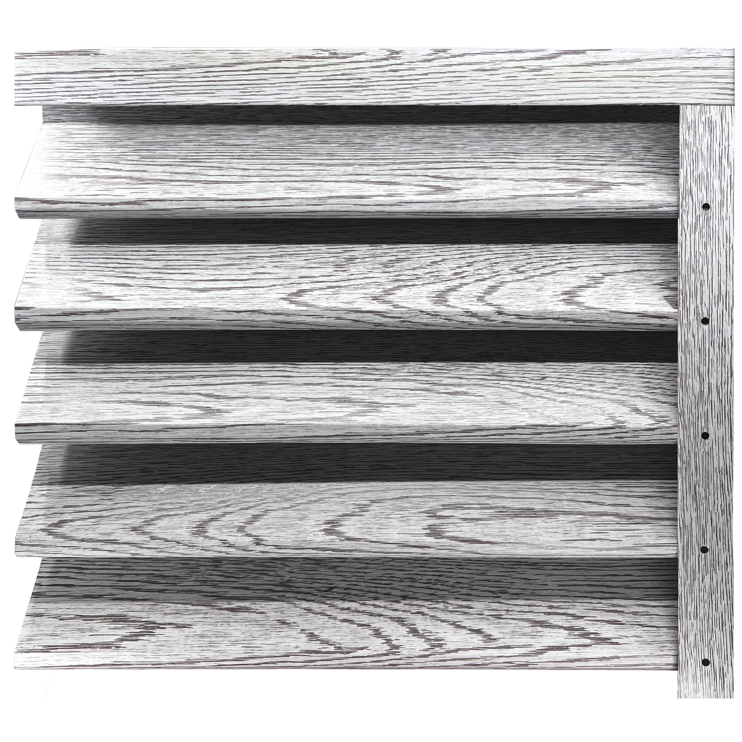 Prim-plan al modelului SIGMA Gard Jaluzele cu finisaj de Imitație Lemn în culoare Stejar Alb, disponibil pe www.jaluzelegard.ro, fabricat de Top Profil Sistem.