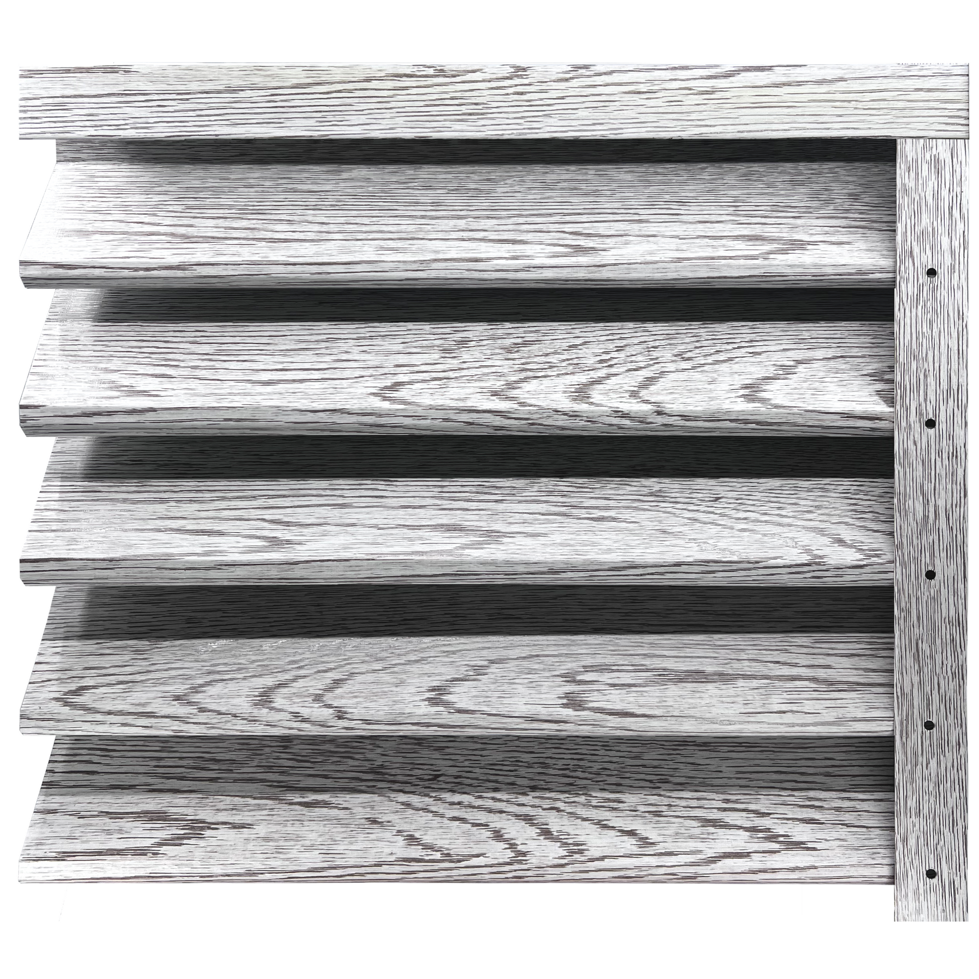 Prim-plan al modelului SIGMA Gard Jaluzele cu finisaj de Imitație Lemn în culoare Stejar Alb, disponibil pe www.jaluzelegard.ro, fabricat de Top Profil Sistem.