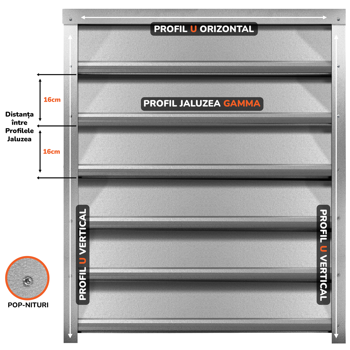 Gard Jaluzele Gamma | Galvanum