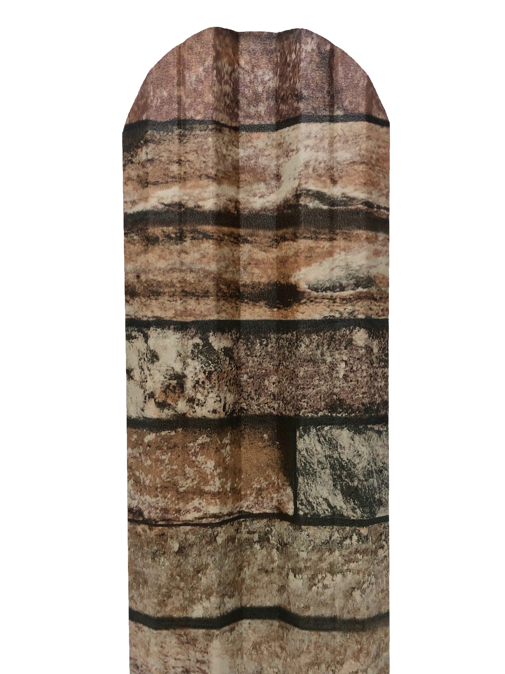 Prim-plan al modelului TISA Sipca Metalica cu finisaj de Imitație Piatra în culoare Zid Granit, disponibil pe www.sipca.ro, fabricat de Top Profil Sistem.