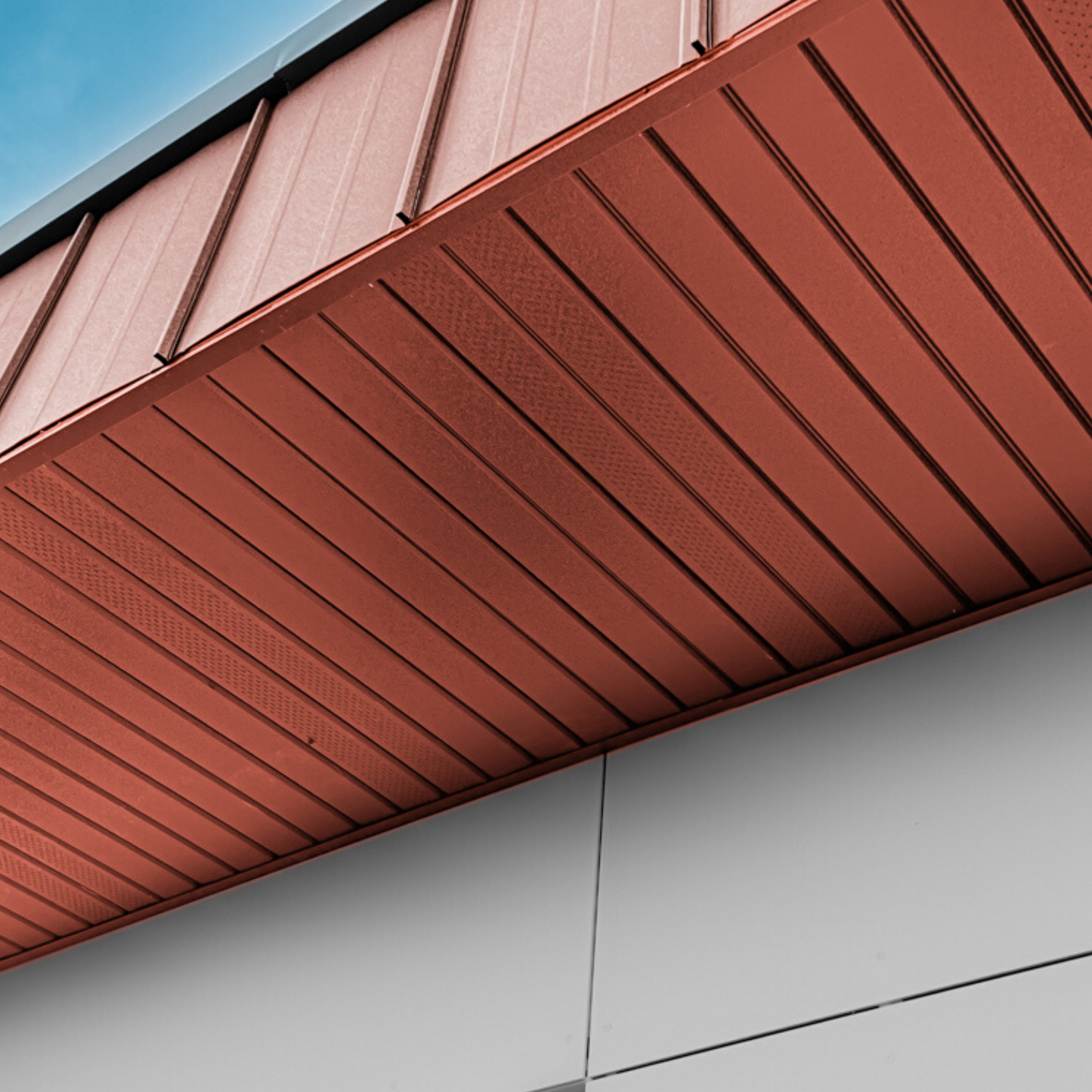 Lambriu Metalic Drept Jupiter, Caramida RAL 3009