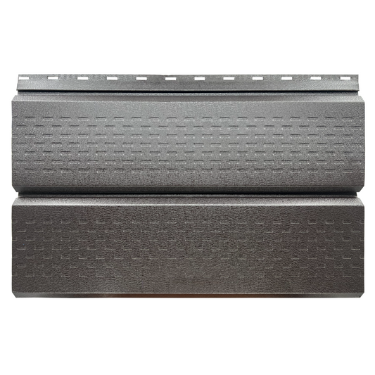 Lambriu Metalic Perforat Saturn, Maro Espresso RAL 8019