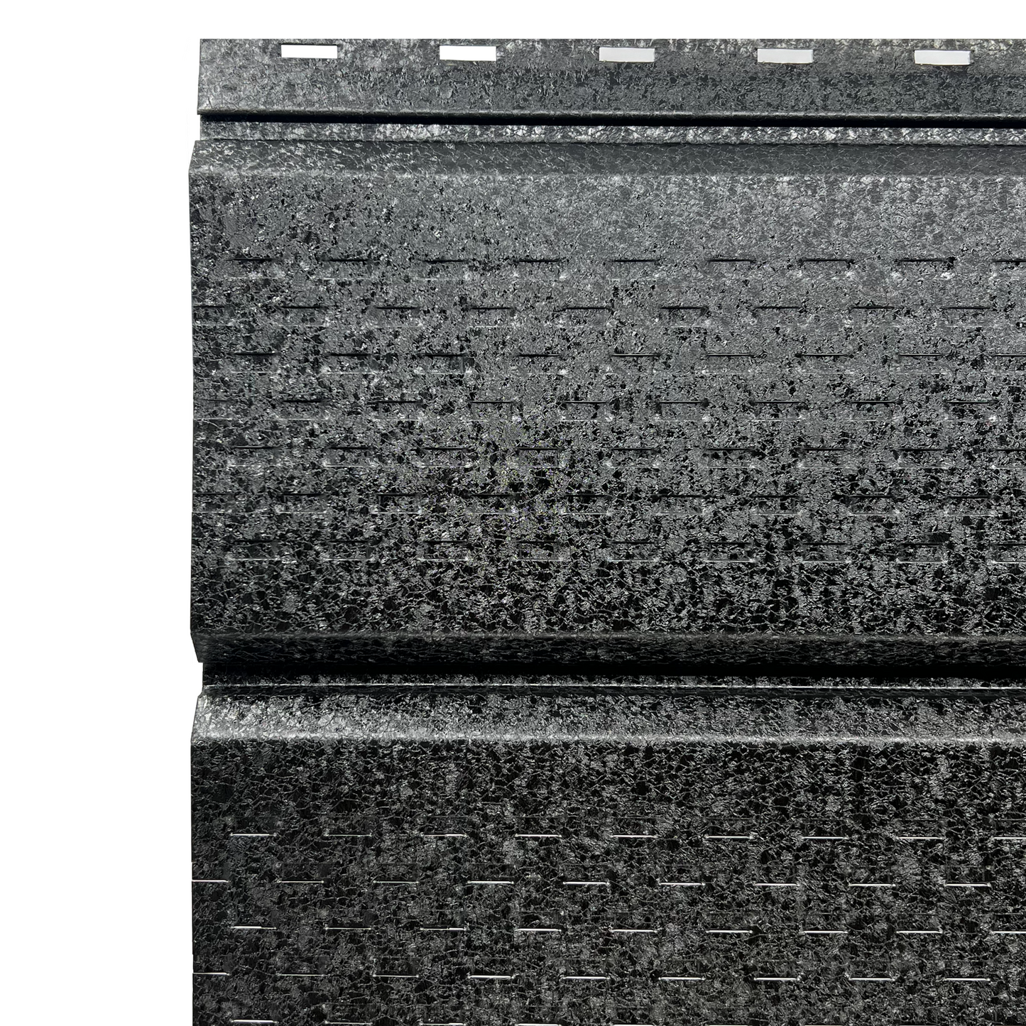 Lambriu Metalic Perforat Saturn, Negru de Noapte RAL 9005