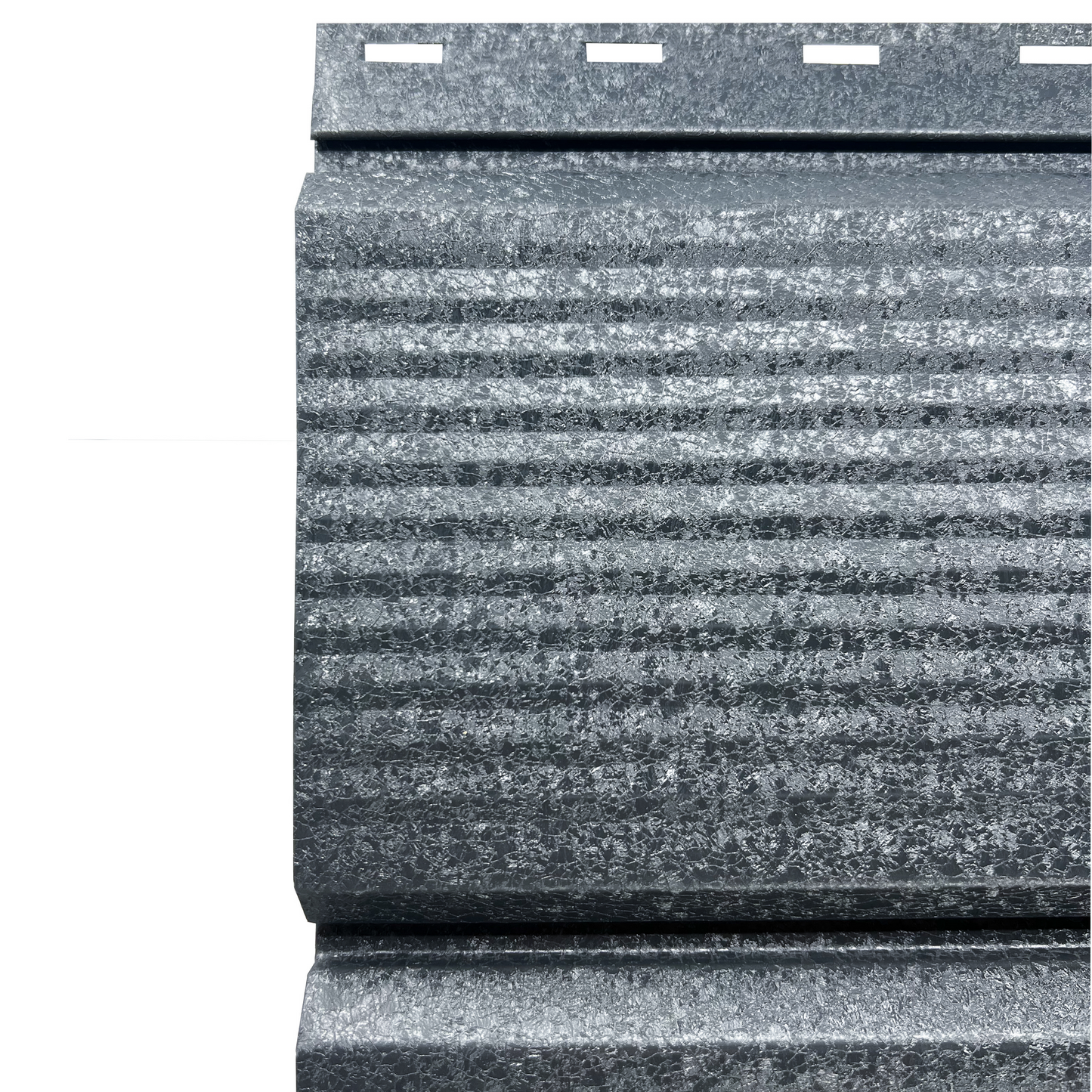 Lambriu Metalic Striat Venus, Gri Perlat RAL 7024