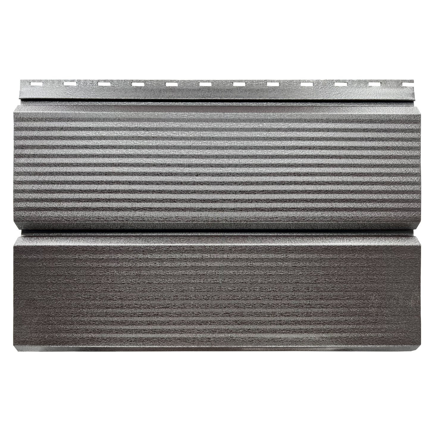 Lambriu Metalic Striat Venus, Maro Espresso RAL 8019