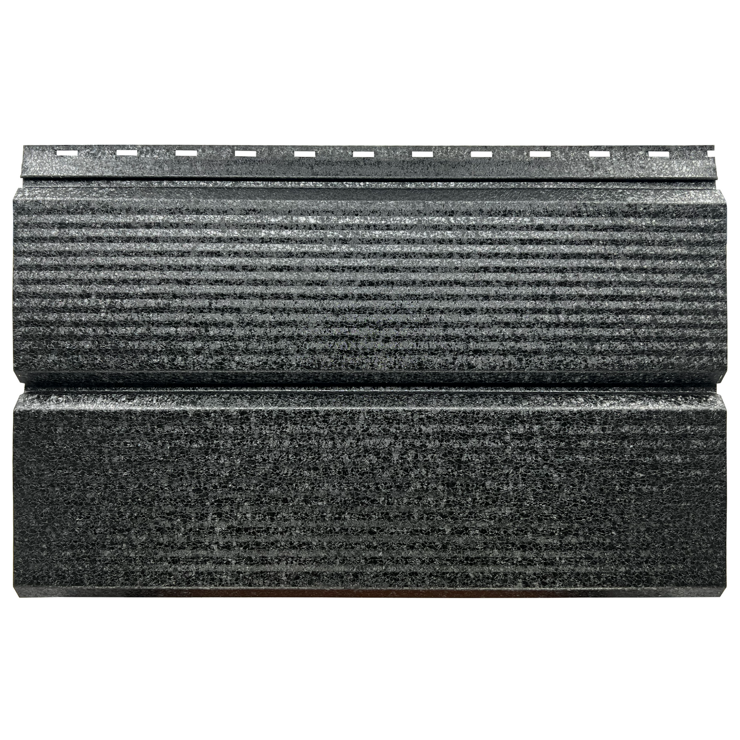 Lambriu Metalic Striat Venus, Negru de Noapte RAL 9005