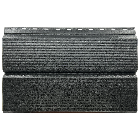 Lambriu Metalic Striat Venus, Negru de Noapte RAL 9005