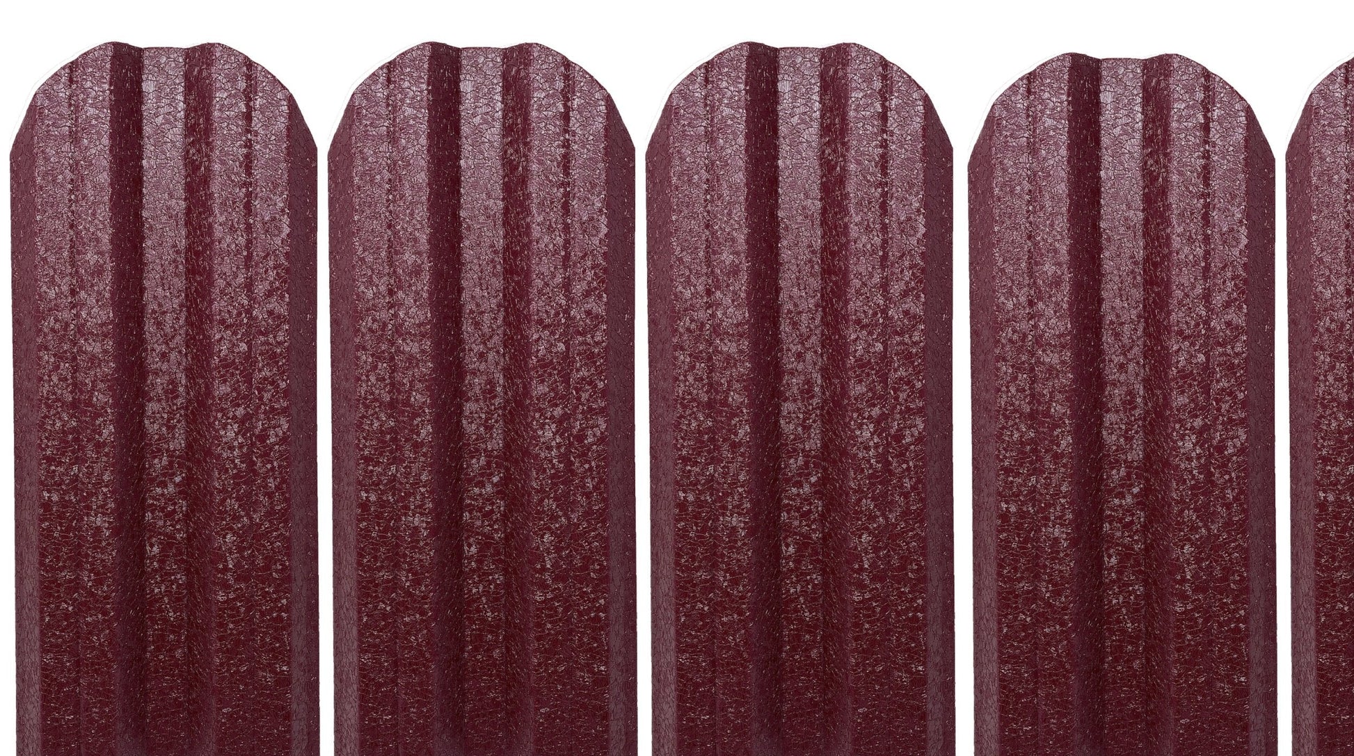 Prim-plan al modelului TISA Sipca Metalica cu finisaj de Hi-Mat în culoare Vișina, RAL 3005, disponibil pe www.sipca.ro, fabricat de Top Profil Sistem.