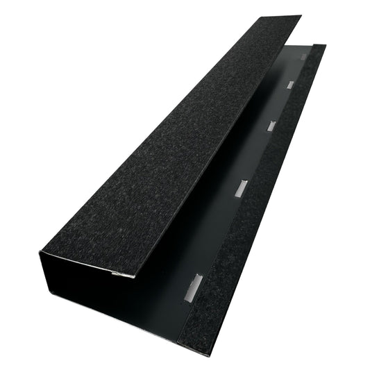 Profil Lateral de Mascare J, Negru de Noapte RAL 9005