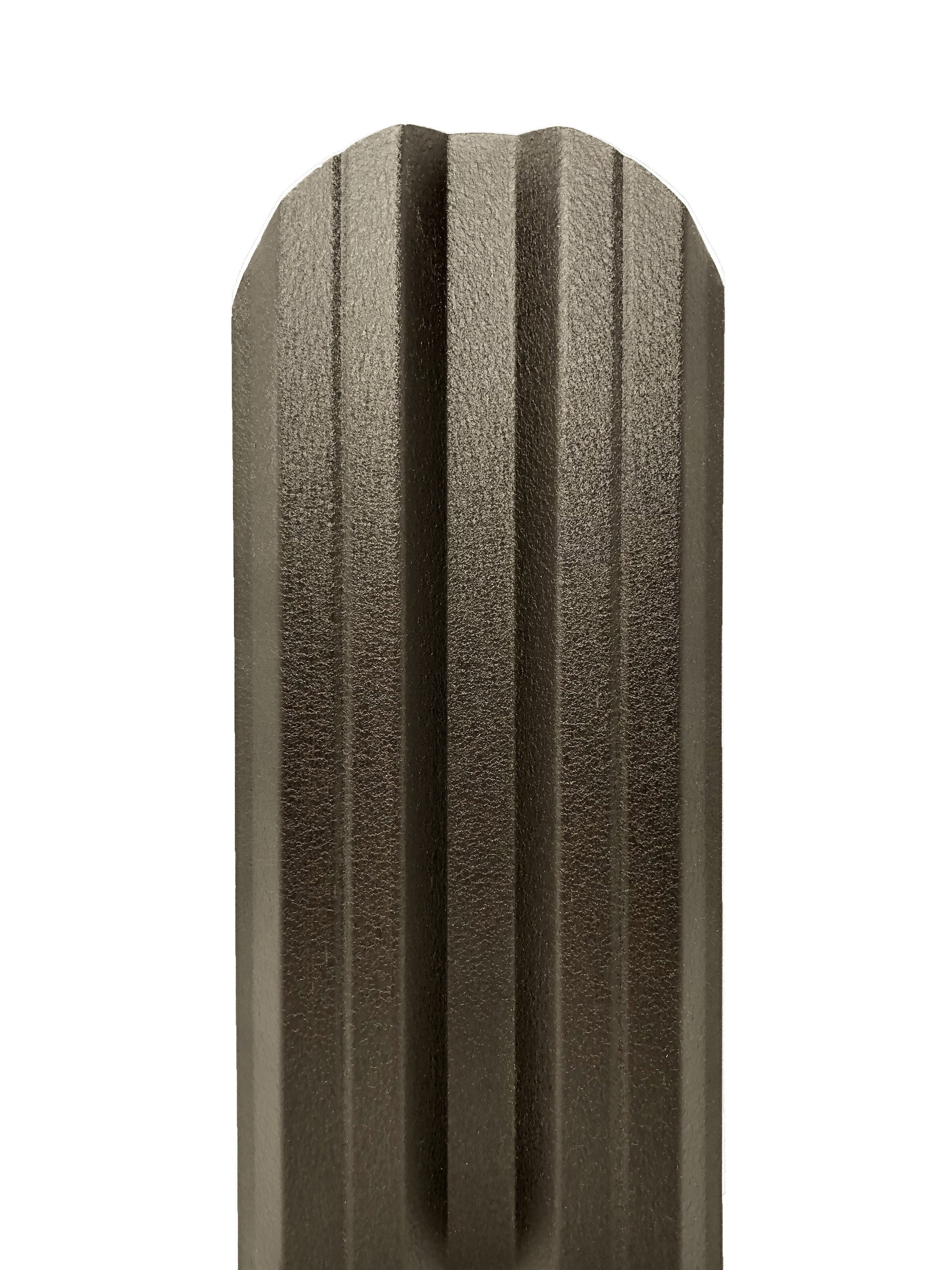 Prim-plan al modelului TISA Sipca Metalica cu finisaj de Mat în culoare Maro Espresso RAL 8019, disponibil pe www.sipca.ro, fabricat de Top Profil Sistem.