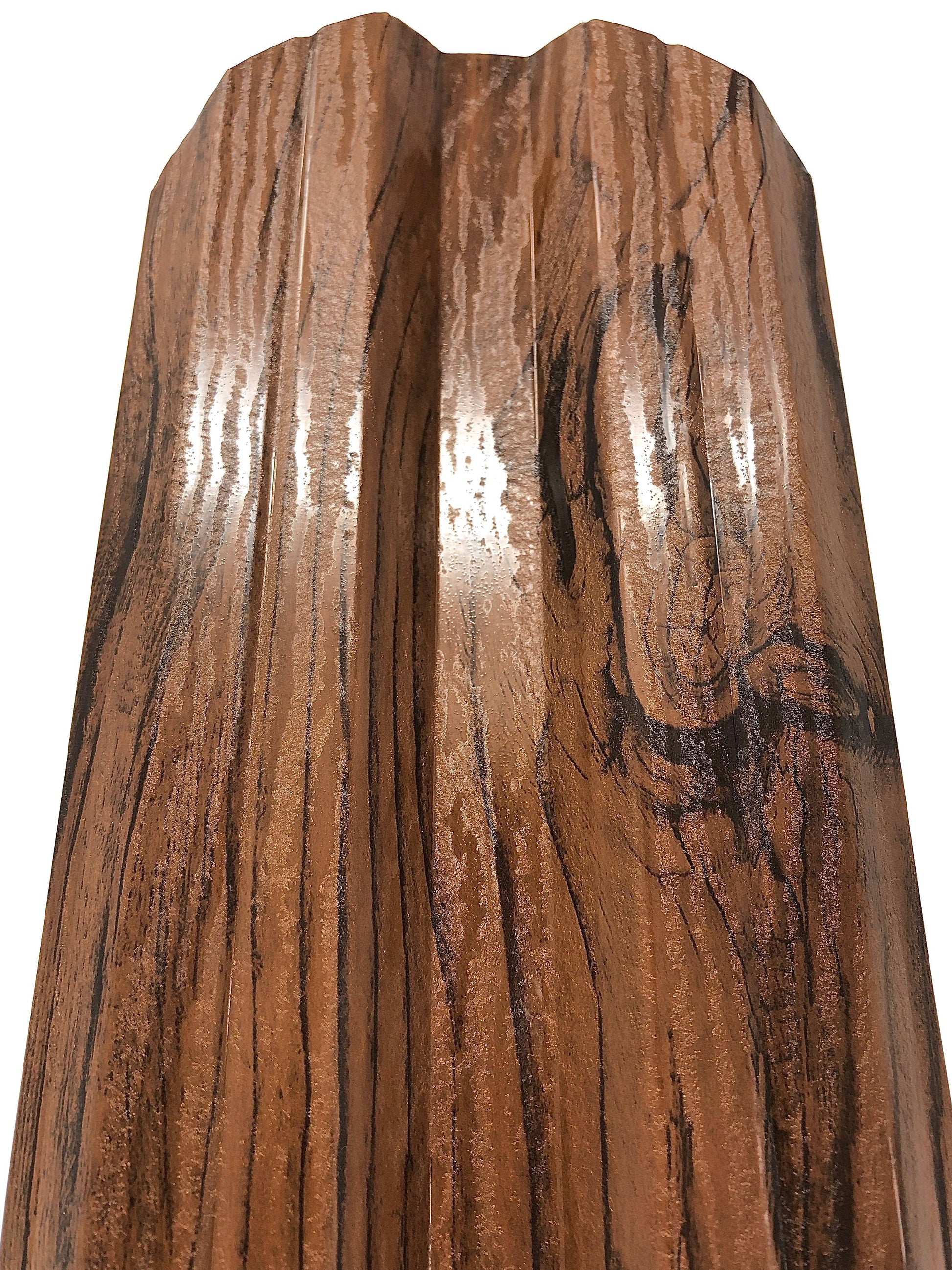 Prim-plan al modelului TISA Sipca Metalica cu finisaj de Imitație Lemn în culoare Nuc Striat, disponibil pe www.sipca.ro, fabricat de Top Profil Sistem.